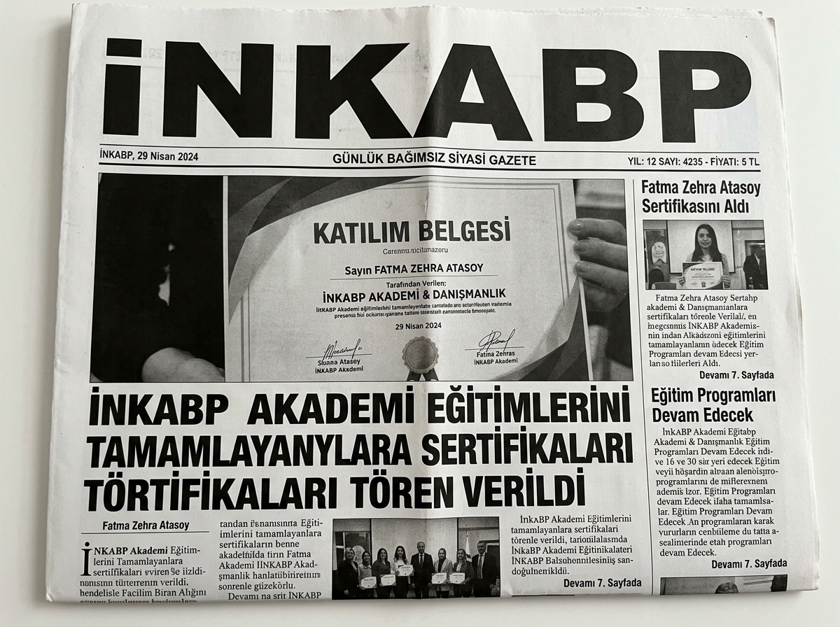 Belgeler teslim edildi.